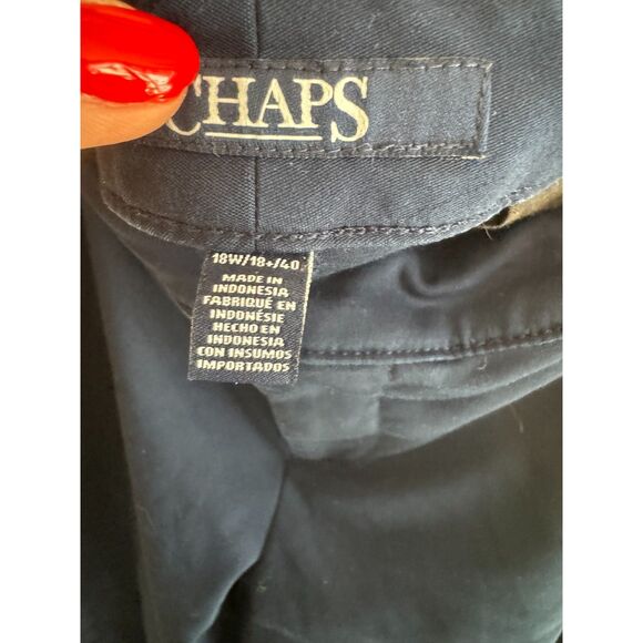 Chaps Plus Size Casual Work Skinny Ankle Pant - Picture 2 of 3